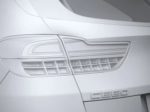 Kia Ceed SW Phev 2021 3D Model