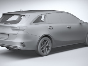 Kia Ceed SW Phev 2021 Modelo 3D