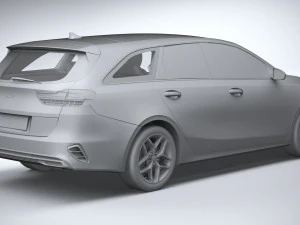 Kia Ceed SW Phev 2021 3D Model
