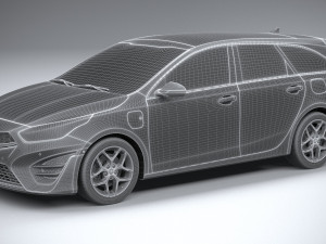 Kia Ceed SW Phev 2021 Modelo 3D