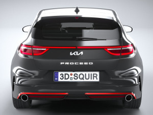 Kia Proceed GT 2022 3D Модель