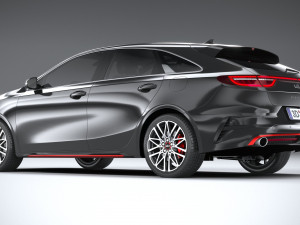 Kia Proceed GT 2022 3D Модель