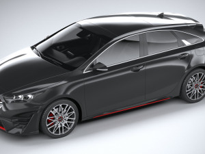 Kia Proceed GT 2022 3D Модель