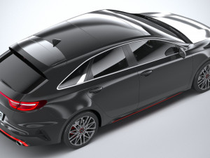 Kia Proceed GT 2022 3D Модель
