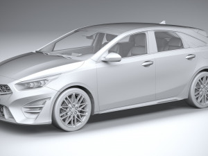 Kia Proceed GT 2022 3D Модель