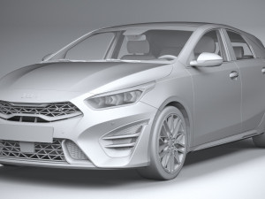 Kia Proceed GT 2022 3D Модель