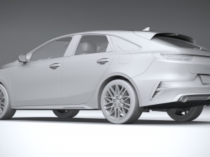 Kia Proceed GT 2022 3D Модель