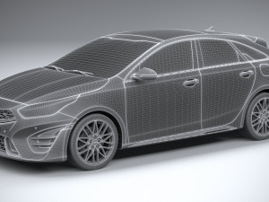 Kia Proceed GT 2022 3D Модель