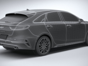 Kia Proceed GT 2022 3D Модель