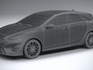 Kia Proceed GT 2022 3D Модель
