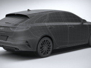 Kia Proceed GT 2022 3D Модель