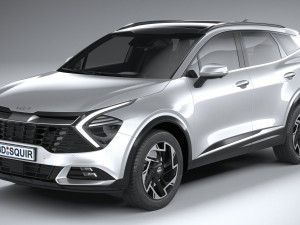 Kia Sportage V2 2022 3D 模型