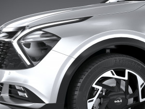 Kia Sportage V2 2022 3D 模型