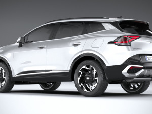 Kia Sportage V2 2022 3D 模型