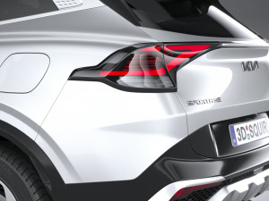 Kia Sportage V2 2022 3D 模型