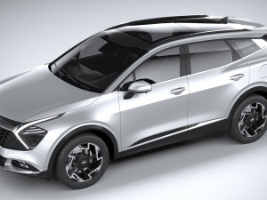 Kia Sportage V2 2022 3D 模型