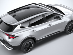 Kia Sportage V2 2022 3D 模型