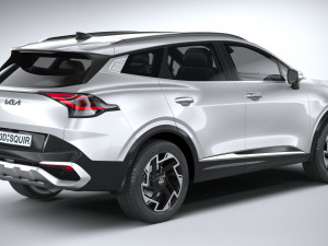 Kia Sportage V2 2022 3D 模型