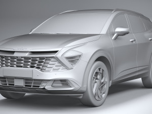 Kia Sportage V2 2022 3D 模型