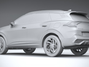 Kia Sportage V2 2022 3D 模型
