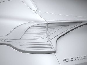 Kia Sportage V2 2022 3D 模型