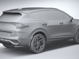 Kia Sportage V2 2022 3D 模型