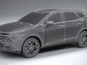 Kia Sportage V2 2022 3D 模型