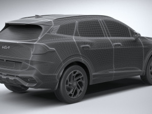 Kia Sportage V2 2022 3D 模型
