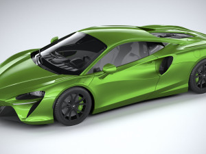 Mclaren Artura 2022 lowpoly 3D Модель