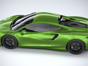 Mclaren Artura 2022 lowpoly 3D Модель