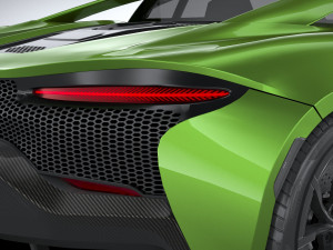 Mclaren Artura 2022 lowpoly 3D Модель