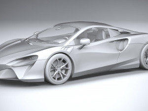 Mclaren Artura 2022 lowpoly 3D Модель