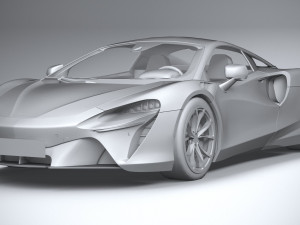 Mclaren Artura 2022 lowpoly 3D Модель