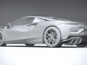 Mclaren Artura 2022 lowpoly 3D Модель