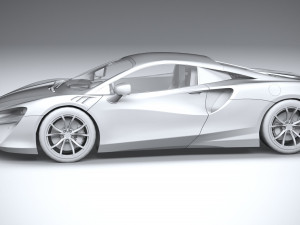 Mclaren Artura 2022 lowpoly 3D Модель