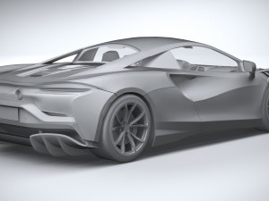 Mclaren Artura 2022 lowpoly 3D Модель