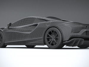 Mclaren Artura 2022 lowpoly 3D Модель