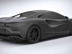 Mclaren Artura 2022 lowpoly 3D Модель