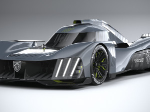 Peugeot 9x8 2022 3D Модель