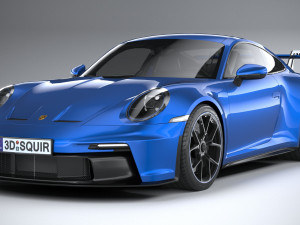 Porsche 911 GT3 2022 Lowpoly Model 3D