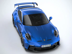 Porsche 911 GT3 2022 Lowpoly 3D Model