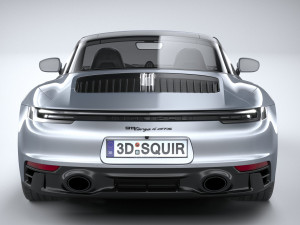 Porsche 911 Targa 4GTS 2022 3D Модель