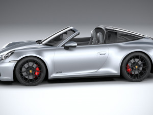 Porsche 911 Targa 4GTS 2022 3D Модель