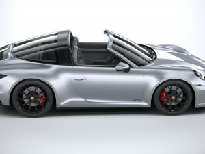 Porsche 911 Targa 4GTS 2022 3D Модель