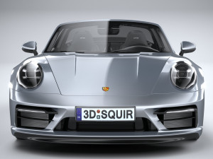 Porsche 911 Targa 4GTS 2022 3D Модель