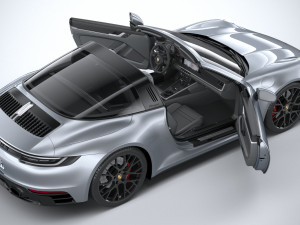 Porsche 911 Targa 4GTS 2022 3D Модель