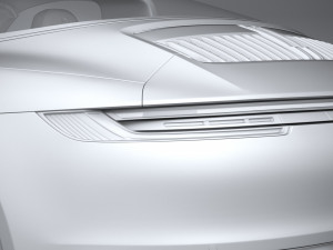 Porsche 911 Targa 4GTS 2022 3D Модель