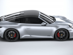 Porsche 911 Targa 4GTS 2022 3D Модель