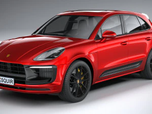 Porsche Macan GTS 2022 3D Model