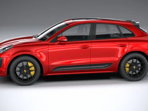 Porsche Macan GTS 2022 3D Model